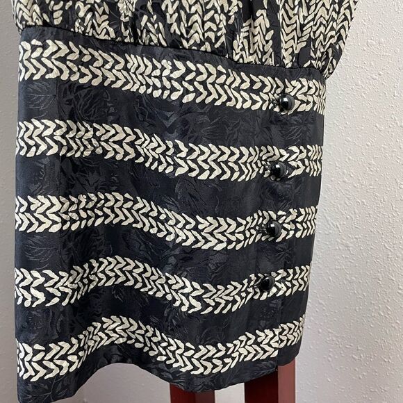 Vintage Caron of Chicago Maxi Dress Size 10 EUC - Picture 7 of 10